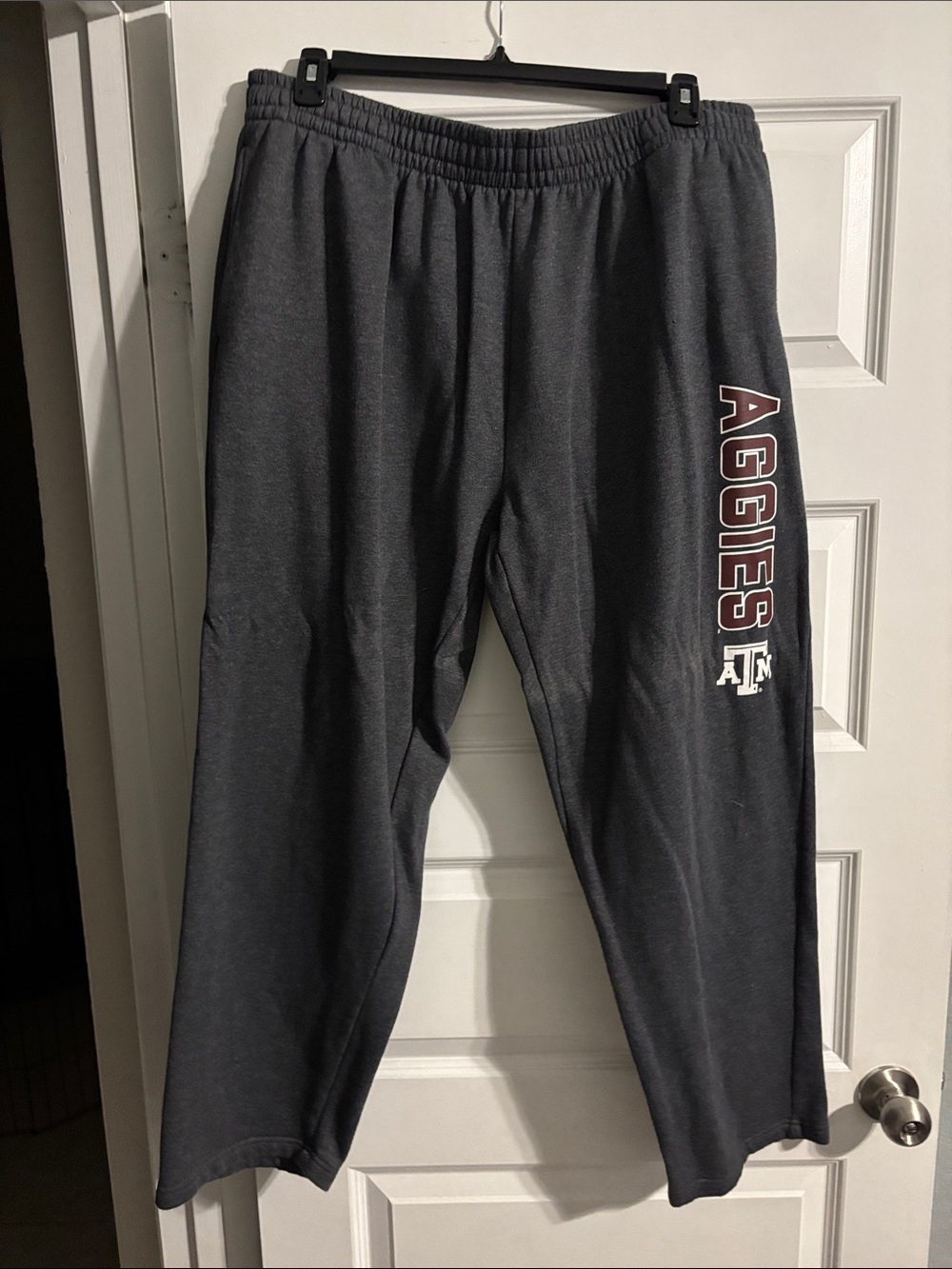 Knights Apparel Dark Gray Sweatpants with Elastic Waist